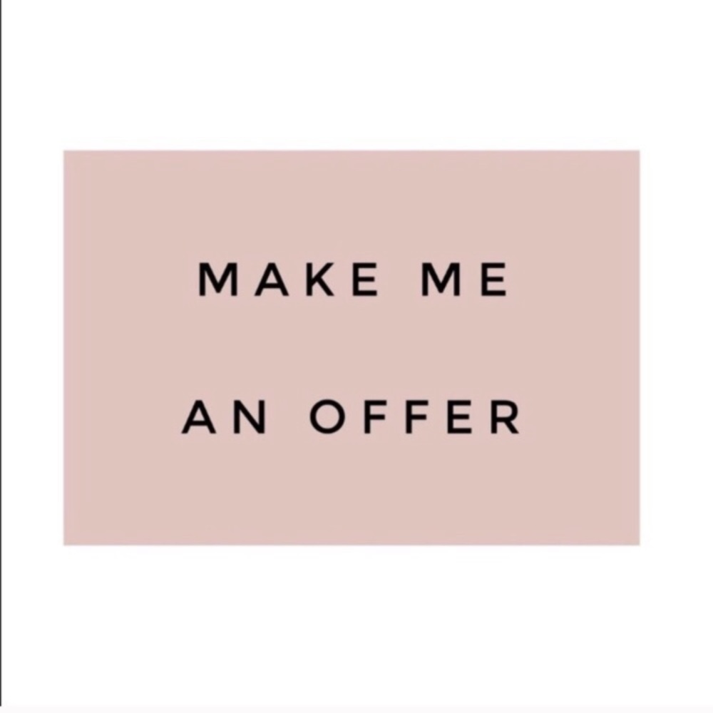 Reasonable offers accepted.